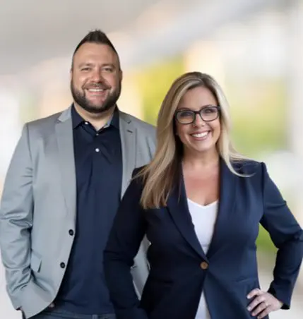 Adam Barthle and Bridget Redman